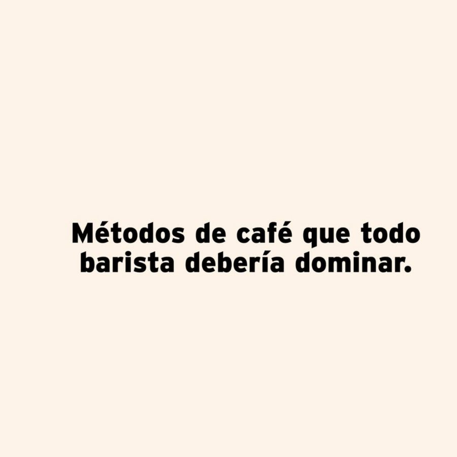 Publicación de MUMAC Academy Lab: Métodos de café que todo barista debería dominar.