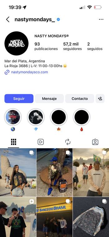 Publicidad en Instagram — Nasty Mondays
